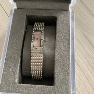 Dkny rhinestone watch